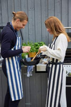 Aron apron & bbq set – kindad – Sagaform, Sinine/Beež (3)