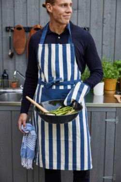 Aron apron & bbq set – kindad – Sagaform, Sinine/Beež (4)