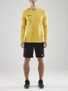 Squad Go Solid LS – spordisärk (meestele), Rootsi Kollane - Craft (4)