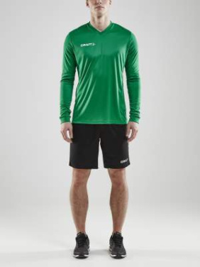 Squad Go Solid LS – spordisärk (meestele), Meeskond Green - Craft (4)