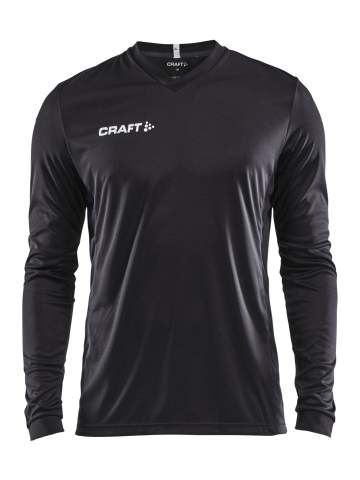 Squad Go Solid LS – spordisärk (meestele), Must - Craft (1)