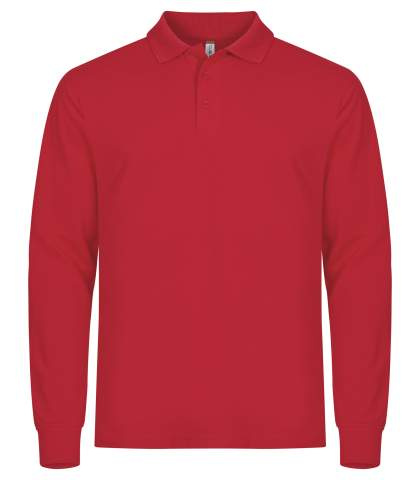 Manhattan L/S – polosärk, Punane - Clique (1)