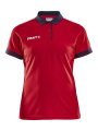 Pro Control Poloshirt – polosärk (naistele), Helepunane/merepunane