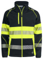 6443 EN ISO 20471 CLASS 1 – softshell-jope, Kollane/must