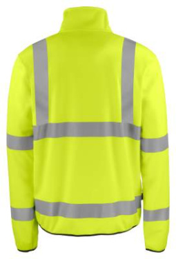 6105, LIGHTWEIGHT EN ISO 20471 CLASS 3 – softshell-jope, Kollane/must - ProJob (2)