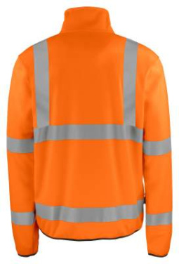 6105, LIGHTWEIGHT EN ISO 20471 CLASS 3 – softshell-jope, Oranž/must - ProJob (2)