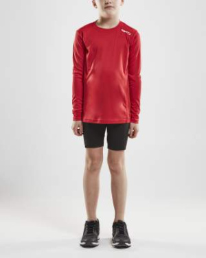 Rush LS – T-särk (lastele), Helepunane - Craft (4)