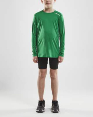 Rush LS – T-särk (lastele), Meeskond Green - Craft (4)