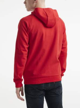 CORE Soul Hood – täispika lukuga pusa (meestele), Helepunane - Craft (4)