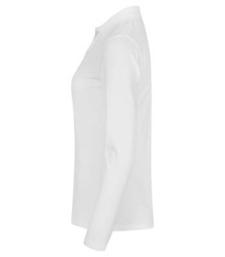 Stretch Premium L/S – polosärk (naistele), Valge - Clique (3)