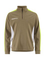 Evolve 2.0 Contrast Half Zip – kampsun (lastele), Toores/kontrastkollane