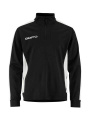 Evolve 2.0 Contrast Half Zip – kampsun (lastele), Must/Kontrastvalge