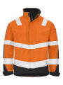 6427 Lined Hi-Vis – jope, Oranž/must