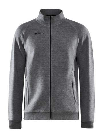 CORE Soul – täispika lukuga jope (meestele), Dk Grey Melange - Craft