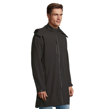 ACHILLE MEESTE SOFTSHELL PIKK, Sügavmust, 4XL, tootepilt (2)