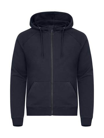 Miami PRO Hoody – täispika lukuga pusa, Tume merevägi – Clique (1)