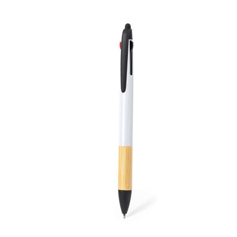 Stylus Touch mitmevärviline pastapliiats Milok, Valge – Makito