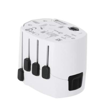 Universaalne reisiadapter Skross PRO 3-POLE, Valge – Makito (3)