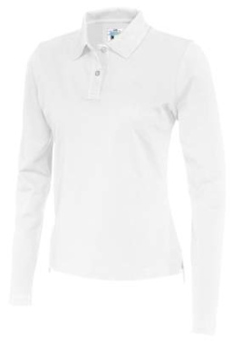 Long Sleeve Lady – polosärk, Valge – Cottover (3)