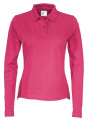 Long Sleeve Lady – polosärk, Tumekirsipunane
