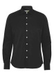 Twill Slim Fit Man – särk, Must