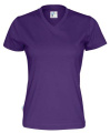 T-shirt Lady – V-kaelusega kampsun, Lilla