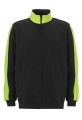 Genova Fullzip – pusa, Must/turvakollane