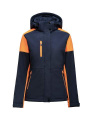 Prime Padded – softshell-jope (naistele), Tumesinine/neoonoranž