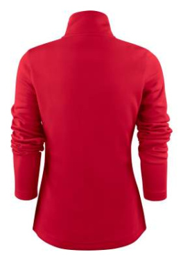 Powerslide Sweater – täispika lukuga pusa (naistele), Punane – Printer RED (2)