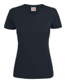 Heavy T-Shirt – V-kaelusega kampsun (naistele), Sügav tumesinine