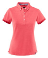 Larkford Pique – polosärk (naistele), Punane melanž