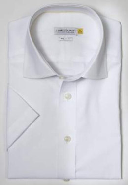 YB50 Twill S/S Regular Fit – särk (meestele), Valge – J.Harvest & Frost (2)