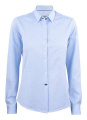 IB34 Knit Shirt – polosärk (naistele), Taevasinine