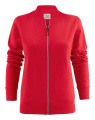 Javelin Sweater – täispika lukuga pusa (naistele), Punane