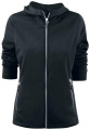 Layback – kapuutsiga pusa (naistele), Must