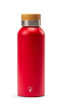 Thermos with bamboo lid – joogipudel, Punane