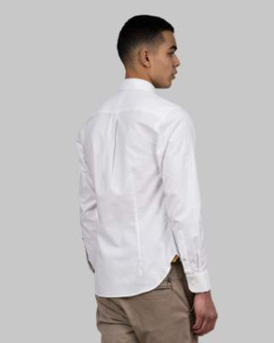 YB54 Oxford Slim Fit – särk (meestele), Valge – J.Harvest & Frost (2)