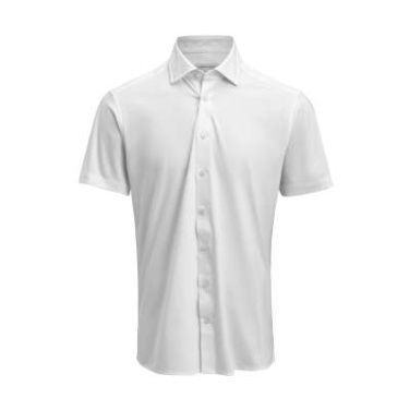 IB132 Interlock Knit S/S Slim Fit – särk (meestele), Valge – J.Harvest & Frost (2)