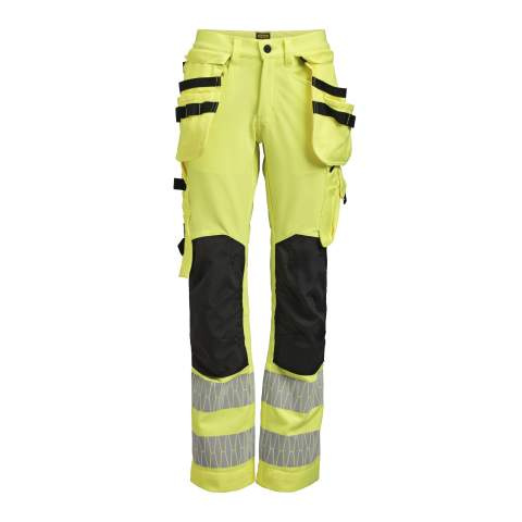 2271 Craftsman Hi-Vis – püksid (naistele), kollane/must – Jobman (1)
