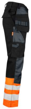 2277 Craftsman Hi-Vis – püksid, must/oranž – Jobman (4)