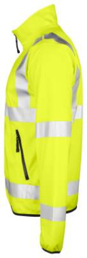 5101 Softshell Light Hi-Vis – jope, kollane – Jobman (2)