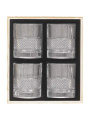 4-pack Rotating Whisky – joogiklaas, Läbipaistev