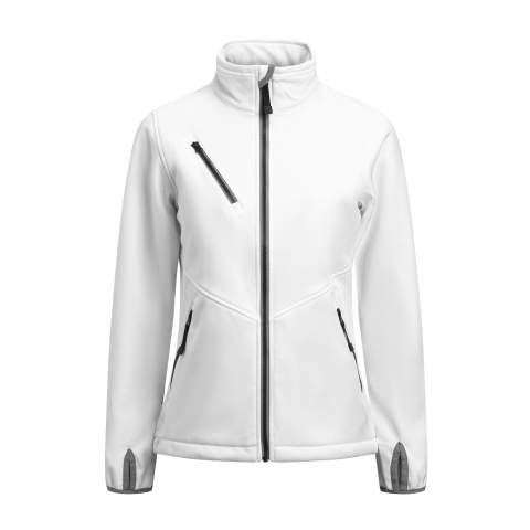 1203 – softshell-jope (naistele), valge – Jobman (1)
