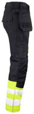 2513 Craftsman Hi-Vis – püksid, must/kollane – Jobman (4)