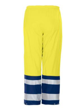 2546 Rain Hi-Vis – püksid, kollane/tumesinine – Jobman (3)