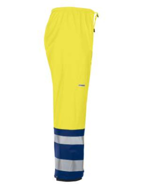2546 Rain Hi-Vis – püksid, kollane/tumesinine – Jobman (4)