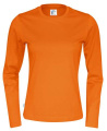 Long Sleeve Lady – T-särk, Oranž