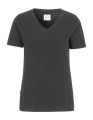 Stretch Lady T-shirt – V-kaelusega kampsun, Söehall