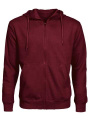 Midland Hood hoodie – täispika lukuga pusa, Burgundia