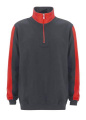 Modena Halfzip – pusa, Hall/Punane